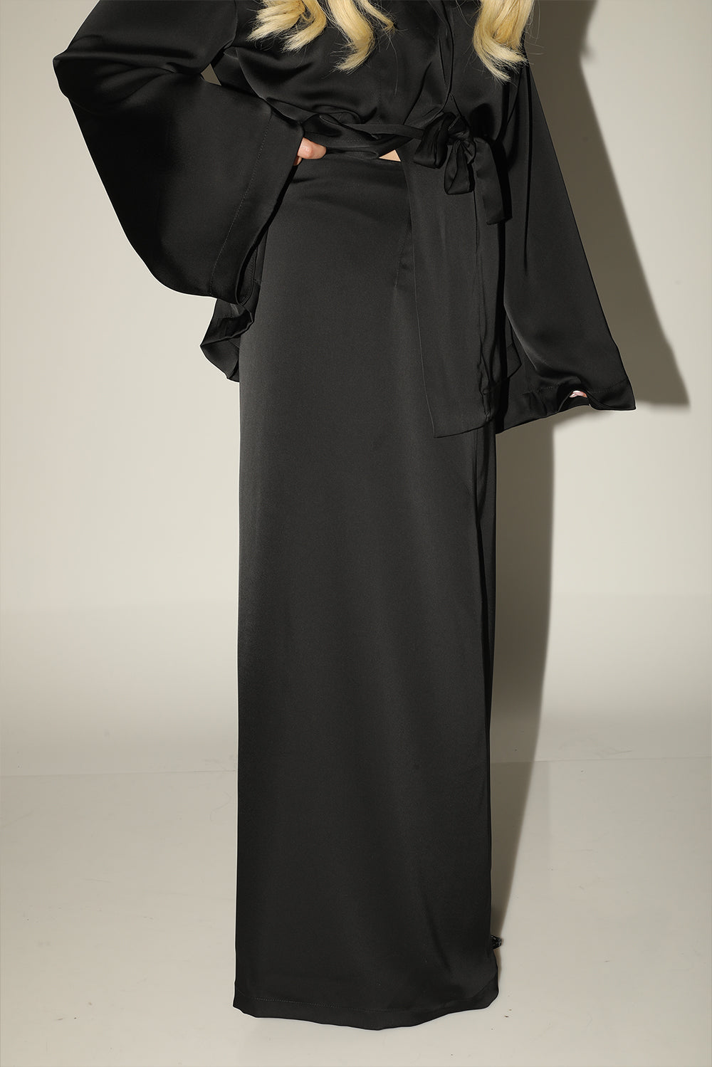 KIMONO SUIT in BLACK
