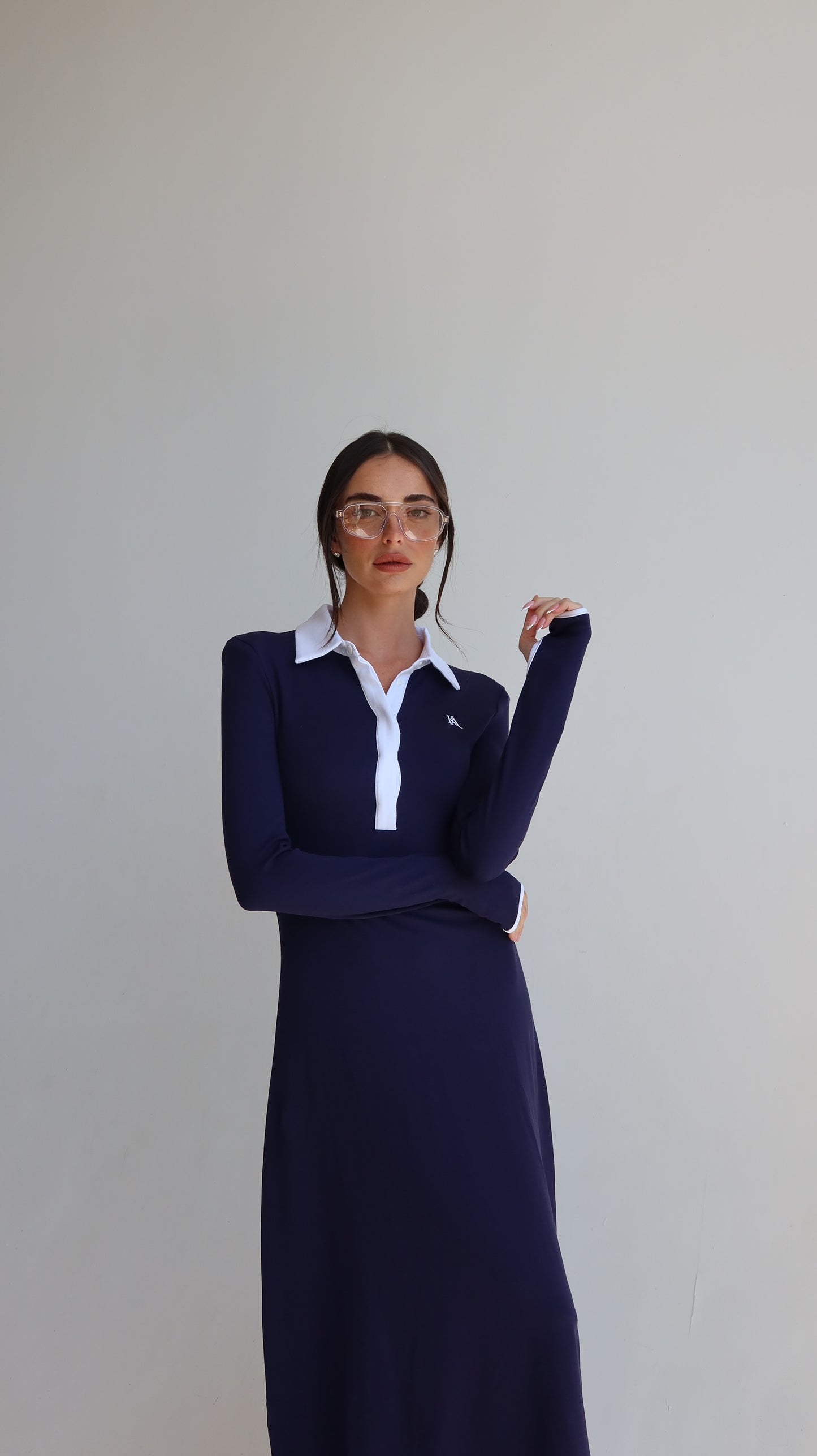 ESTI DRESS DARK BLUE