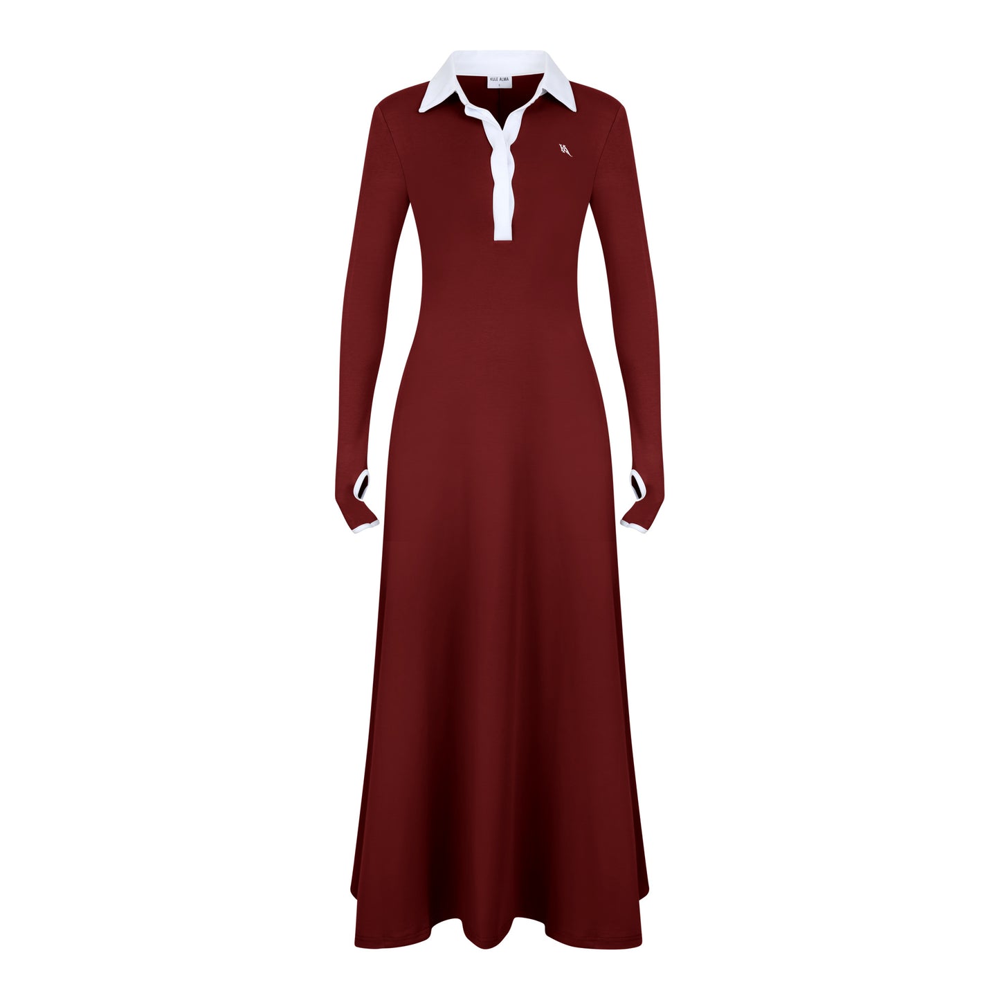 ESTI DRESS DARK RED