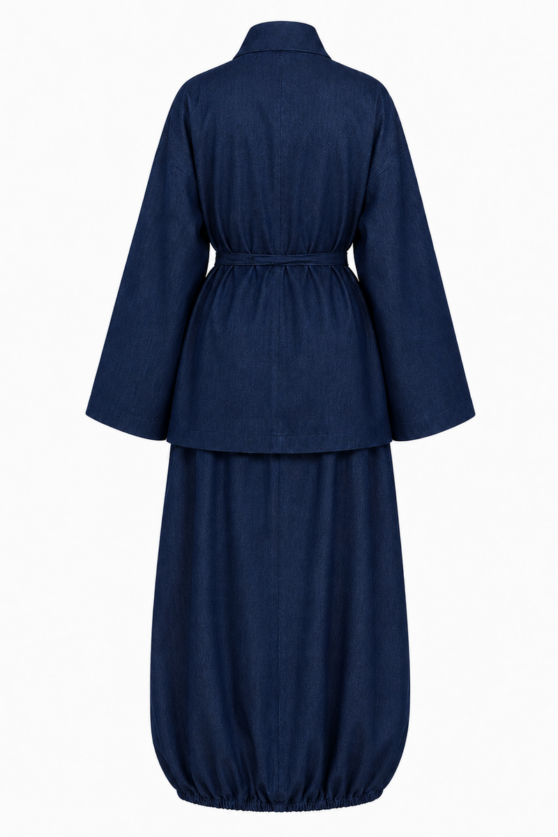JIA KIMONO DARK BLUE