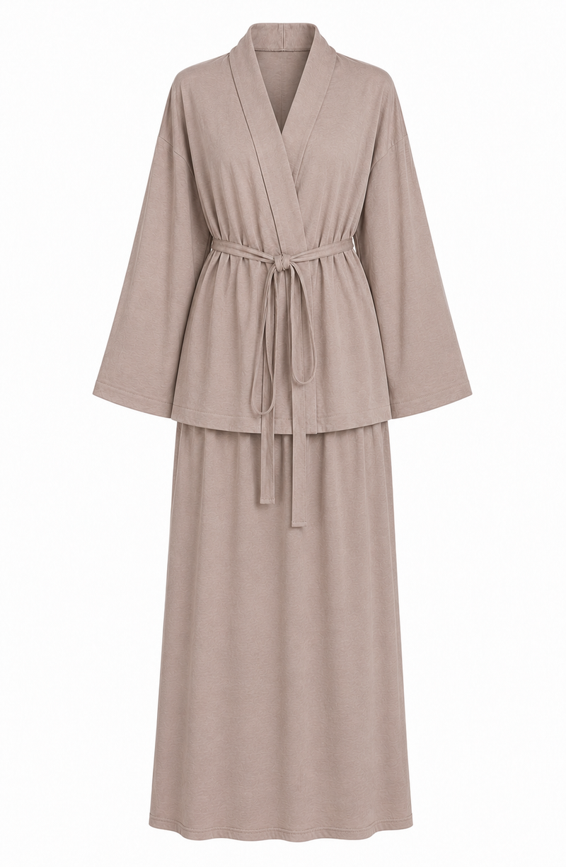 pre-order - DENVER KIMONO BROWN