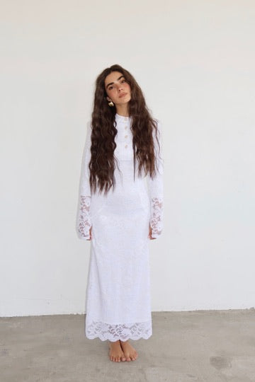 ROMI DRESS WHITE