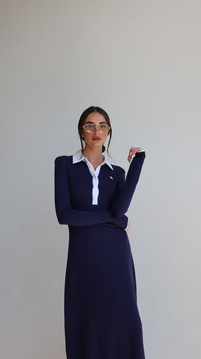ESTI DRESS DARK BLUE