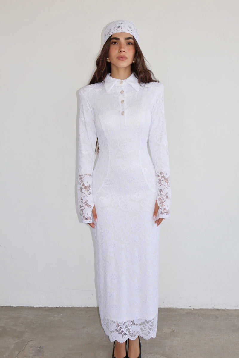 ROMI DRESS WHITE