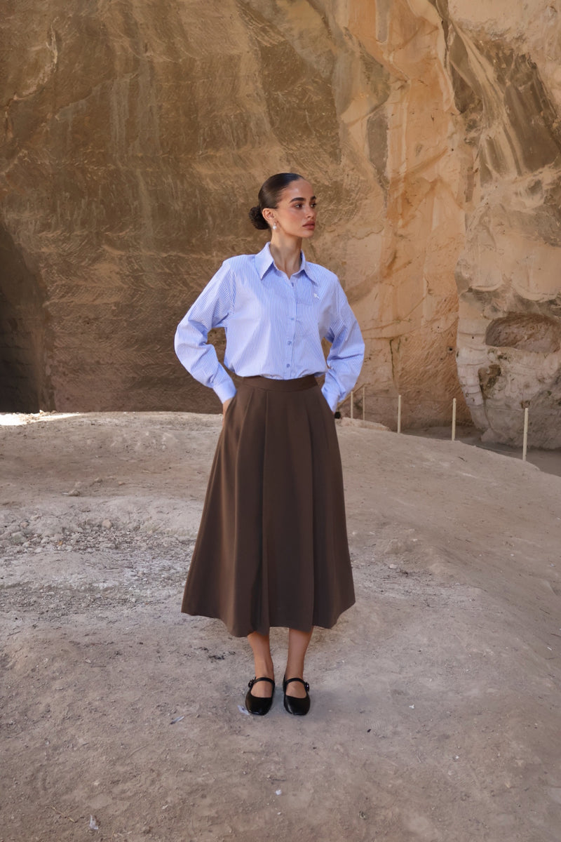 YEHUDIT SKIRT BROWN