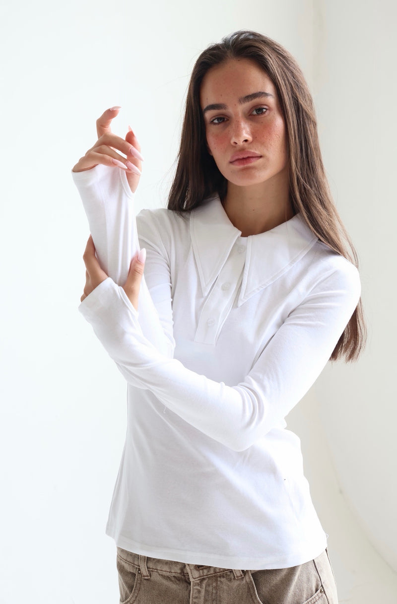 DARIA POLO SHIRT WHITE
