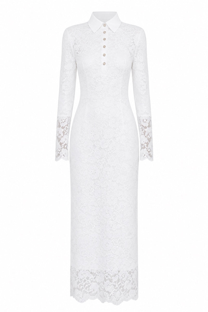 ROMI DRESS WHITE
