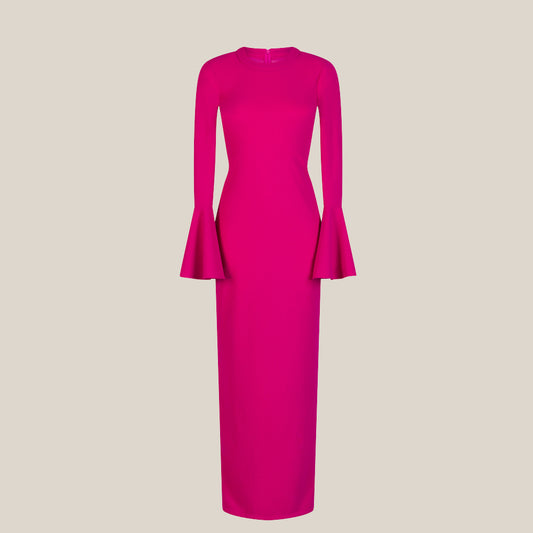 LUANA DRESS - DEEP PINK